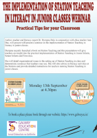 Literacy Lift Off: The Implementation of Station Teaching in Literacy in Junior Classes Webinar