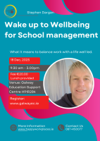 Face to Face:  Wake up to Wellbeing for School Management