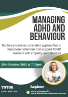 Managing ADHD and Behaviour