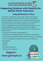 Supporting Students with Dyslexia for Special Needs Assistants
