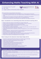 Enhancing Maths Teaching with AI