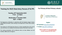  OLCS Data Entry Persons (Primary and Post Primary)